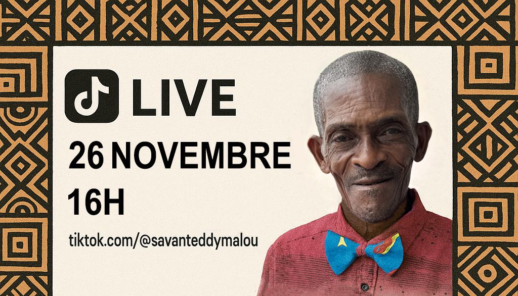 Eddy Malou en direct du Salon du Livre Panafricain de Kin