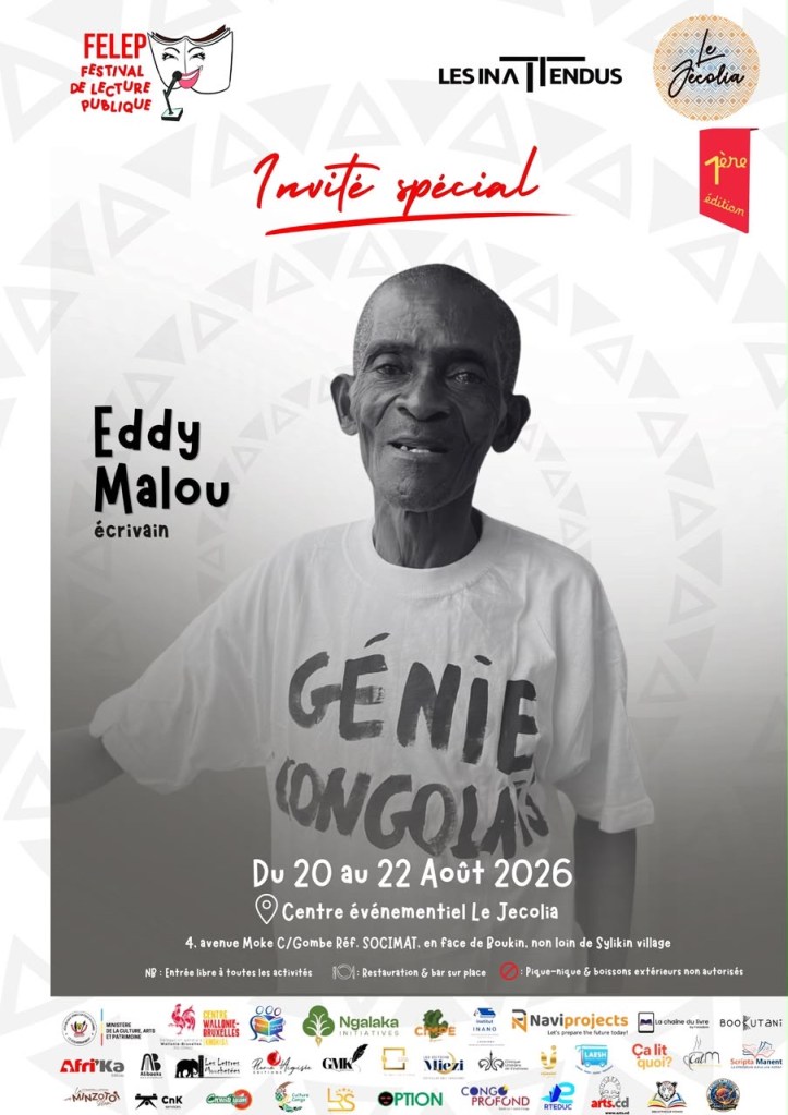 Eddy Malou invité au FELEP Festival de lecture publique de Kinshasa