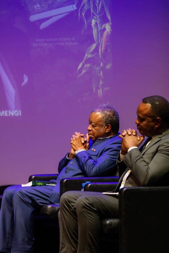 Didier Mumengi, le professeur Jean-Jacques Muyembe et Eddy Malou
